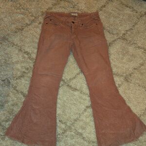 Free People Corduroy Pants in Warm Brown